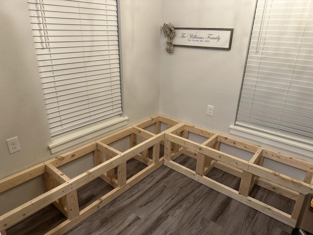 How to Build a Kitchen Bench With Storage