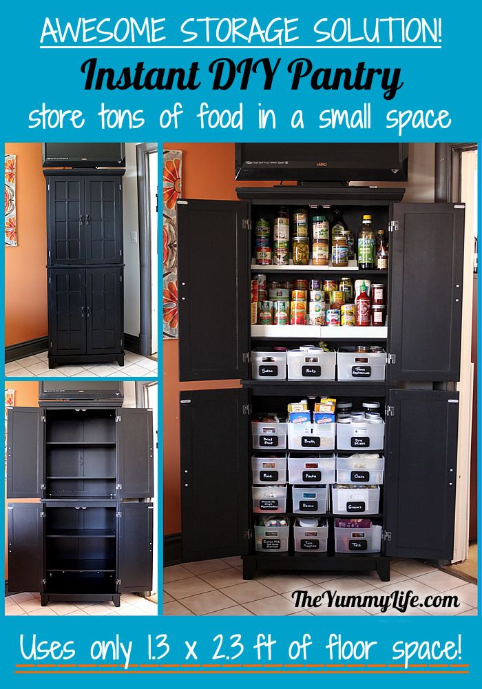 How to Build a Kitchen Storage Pantry