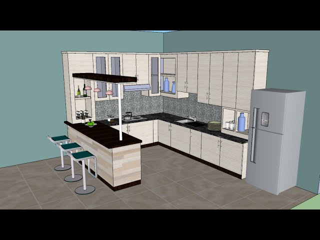 How to Design Kitchen in Sketchup