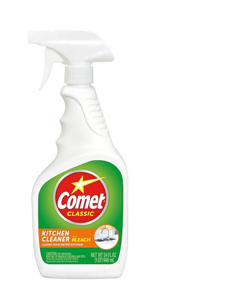 Is Comet Bleach Kitchen Cleaner Bleach Only
