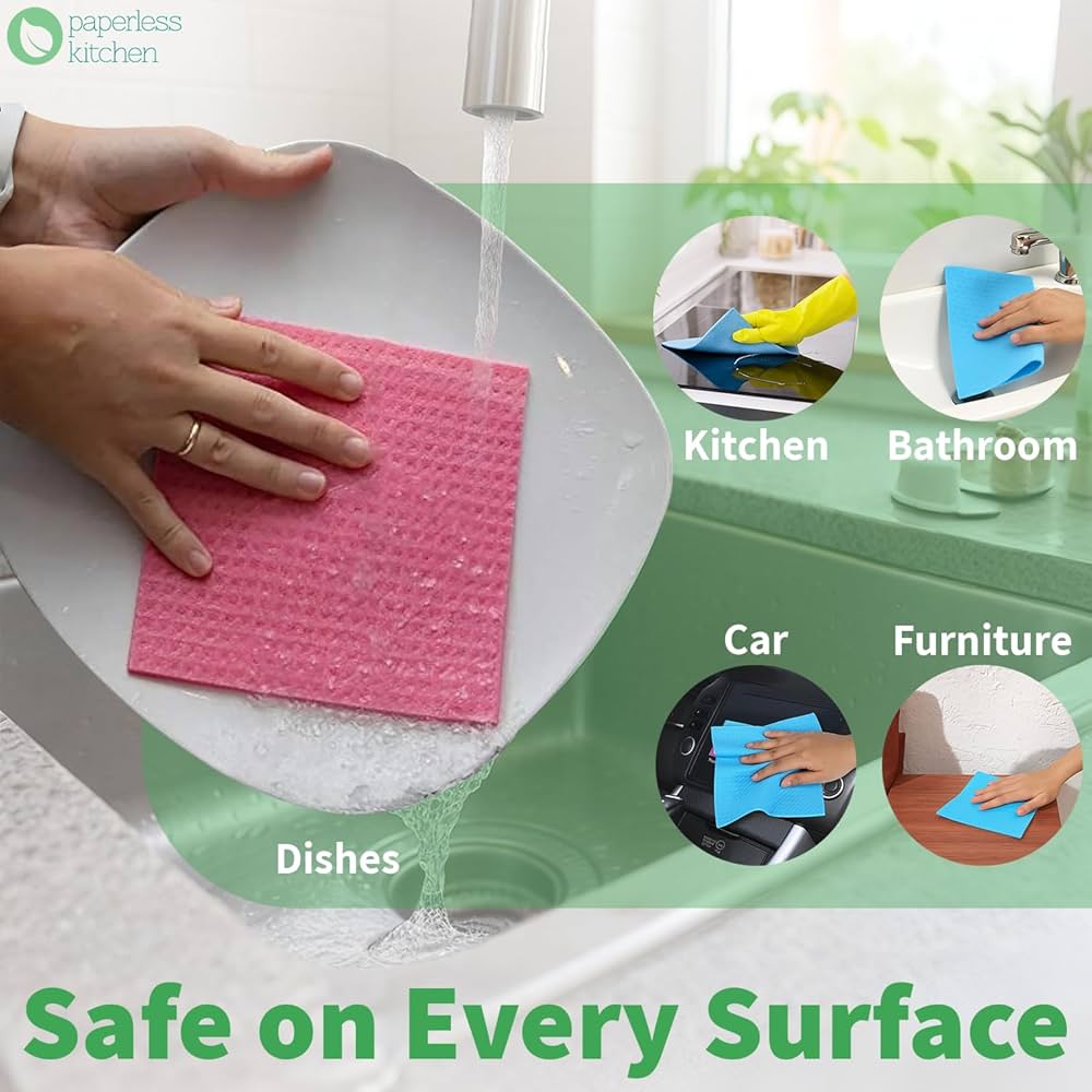 Which is Better for Kitchen Cleaning Cloth Or Sponge